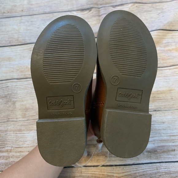 Cat & Jack Riding Boots Brown - Picture 4 of 6